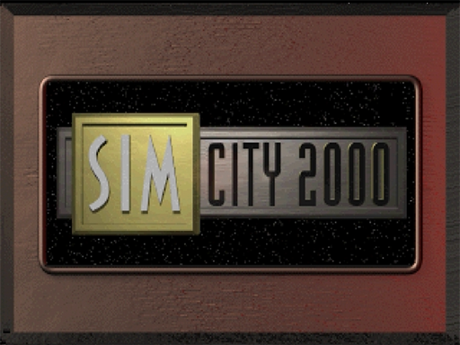 SimCity 2000 title screen for Sega Saturn